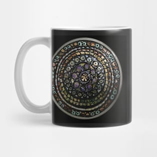 Hand Painted Black Mandala by Julie Ann Stricklin Mug